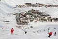 Ski resort Tignes. France Royalty Free Stock Photo