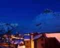 Ski resort Tignes Royalty Free Stock Photo