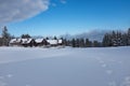The ski resort Torfhaus, Germany Royalty Free Stock Photo