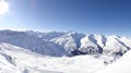 Ski resort in Valloire, France