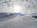 Ski resort in Valloire, France