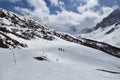 Ski resort in Valloire, France