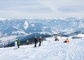 Ski resort Zell am See. Austria