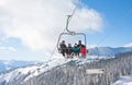 Ski resort Zell am See. Austria