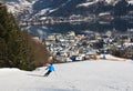 Ski resort Zell am See. Austria