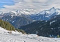 Ski resort Zillertal - Tirol, Austria.