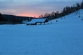 Ski Resorts at Dawn