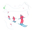 Ski school concept