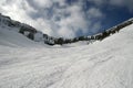 Ski Slope Bowl Royalty Free Stock Photo