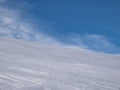 Ski slope in the italian alps of Livigno Royalty Free Stock Photo