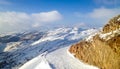 Ski slope mount Hermon Royalty Free Stock Photo