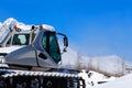 Ski slope preparation machine Royalty Free Stock Photo