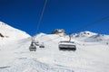 Ski slope in Valtournenche Royalty Free Stock Photo