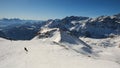 Ski slope in Valtournenche Royalty Free Stock Photo