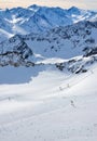 Ski slopes Royalty Free Stock Photo