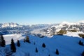 Ski Slopes in Austria Royalty Free Stock Photo