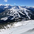 Ski slopes in Austria, Katschberg resort at winter Royalty Free Stock Photo