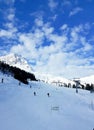 Ski slopes in Austria Royalty Free Stock Photo
