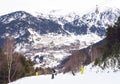 Ski Slopes El Tarter Andorra Royalty Free Stock Photo