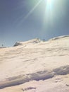 Ski Slopes On HinterTux Glacier