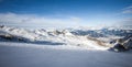 Ski slopes in Kaprun resort