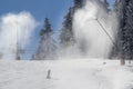 Ski slopes on Kopaonik mountain Serbia Royalty Free Stock Photo