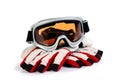 Ski snowboard goggles Royalty Free Stock Photo