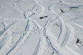 Ski and snowboard tracks