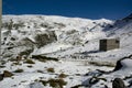 Ski station prepared for the snow season