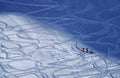 Ski tour in the Transylvanian Alps, Fagaras Mountains.