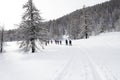 Ski tour in Valle Maira