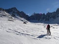 Ski Touring Royalty Free Stock Photo