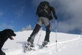 Ski touring Royalty Free Stock Photo