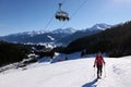 Ski Touring in Pass Thurn, Kitzbuheler Alpen, Tirol, Austria