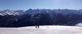 Ski Touring on Resterhohe, Pass Thurn, Kitzbuheler Alpen, Tirol, Austria