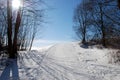 Ski touring track