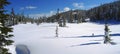 Strathcona Provincial Park, Vancouver Island, Landcape Panorama of Paradise Meadows, Forbidden Plateau, British Columbia, Canada Royalty Free Stock Photo