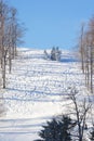 Ski Tracks Royalty Free Stock Photo