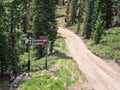 Ski trails in the Summer