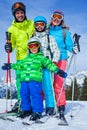 Ski, winter, snow, skiers Royalty Free Stock Photo