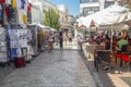 Skiathos city village view