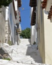 Skiathos Greek Island Street Stairs View Royalty Free Stock Photo