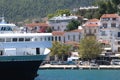 Skiathos island port Express Skiathos Ferry boat Royalty Free Stock Photo