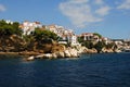 Skiathos town on Skiathos Island, Greece Royalty Free Stock Photo