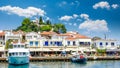 Skiathos town on Skiathos Island, Greece.