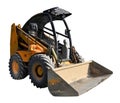 Skid loader or bobcat construction equipment isolated Royalty Free Stock Photo