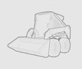 Skid loader Royalty Free Stock Photo