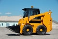 Skid steer loader construction Royalty Free Stock Photo