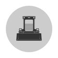 Skid steer loader icon