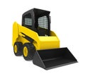 Skid-steer Loader Isolated Royalty Free Stock Photo